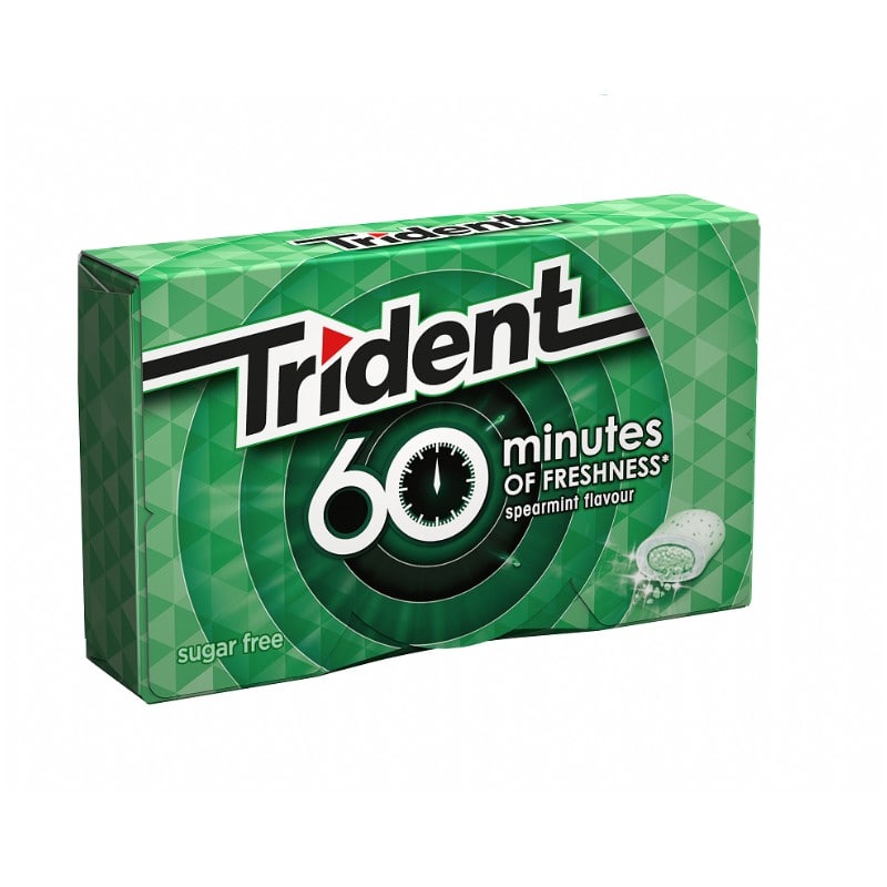 Trident Stick hierbabuena 24 ud